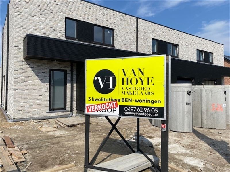 3 energiezuinige nieuwbouwwoningen in Vrasene