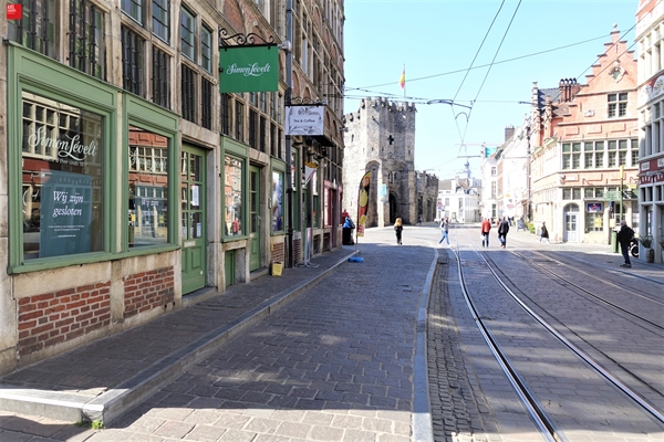 Handelspand te huur midden het historisch centrum van Gent