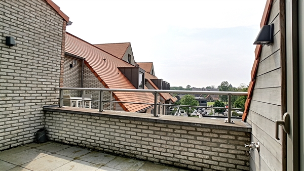 Prachtig duplex-appartement met 2 zonneterrassen te huur in Destelbergen